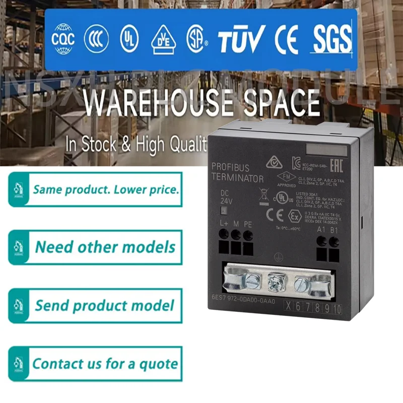 

Brand New Original 6ES7972-0DA00-0AA0 6ES7 972-0DA00-0AA0 RS-485