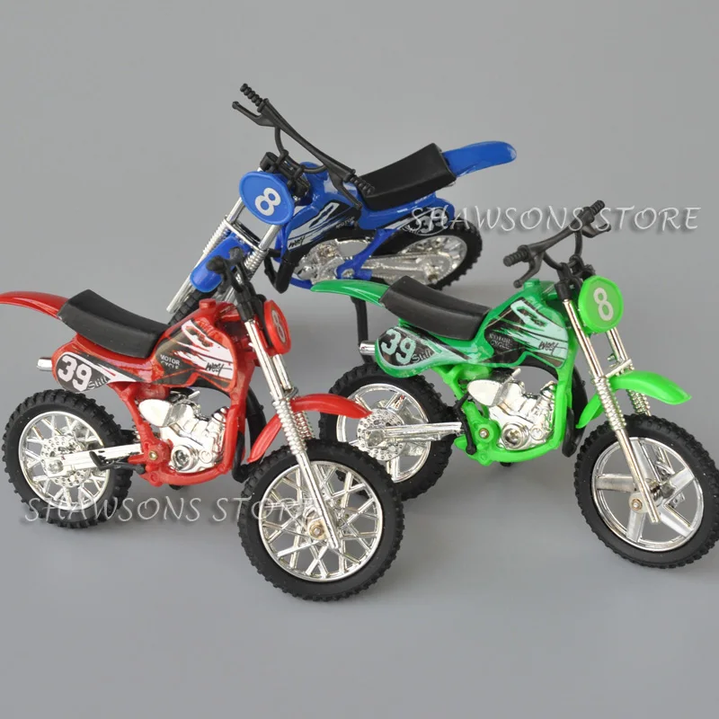 1:18 Scale Diecast Model Motorcycle Toys Off Road Dirt Bike Miniature Replica