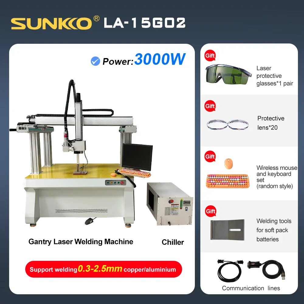 自動レーザー電池溶接機,高精度,切断機,鋼スポット溶接機,LA-15G02, 3000w,2000w,1500w