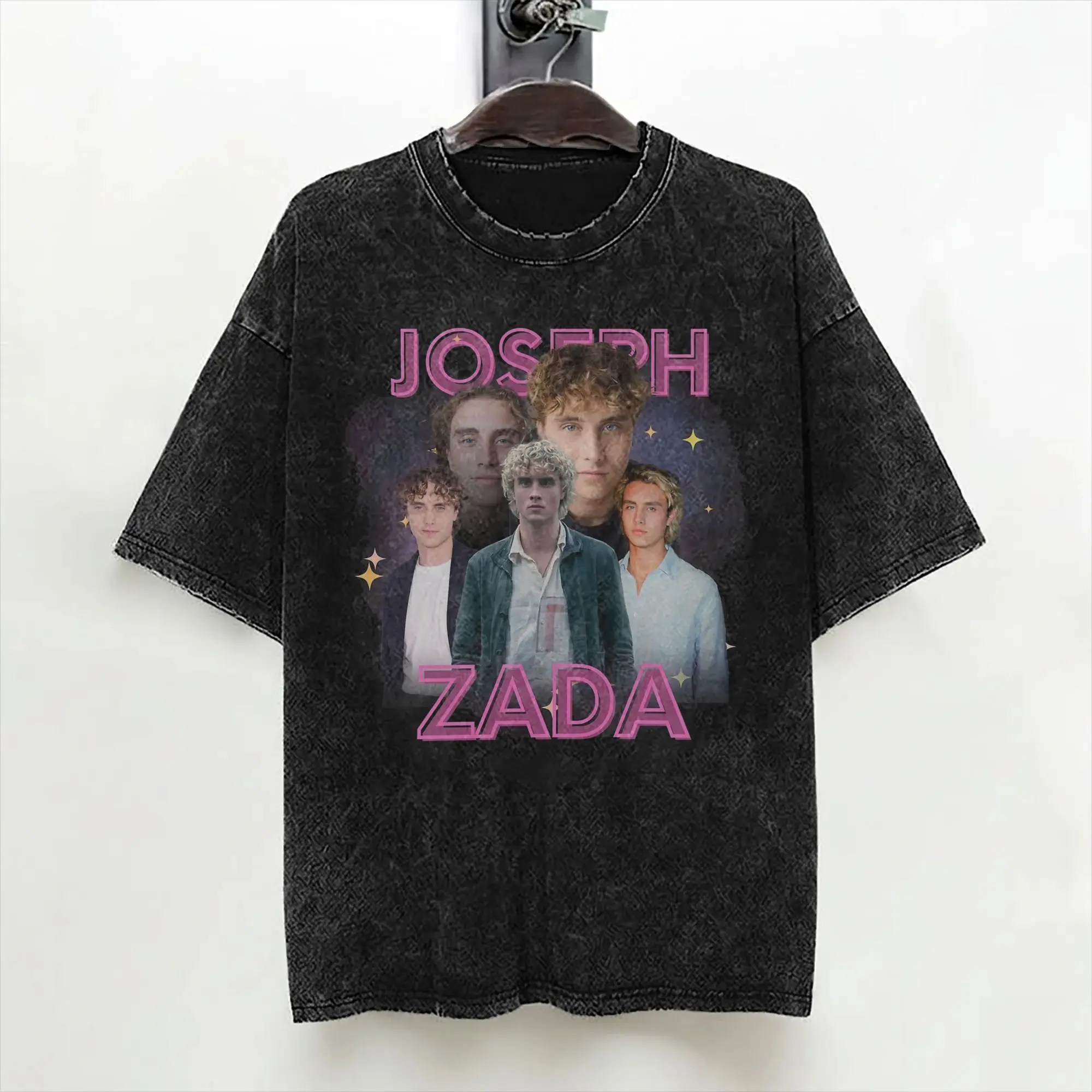 Joseph Zada Haymitch Abernathy T Shirts Washed 100% Cotton Oversize T-Shirts  Vintage Men Women Streetwear Printed Tees