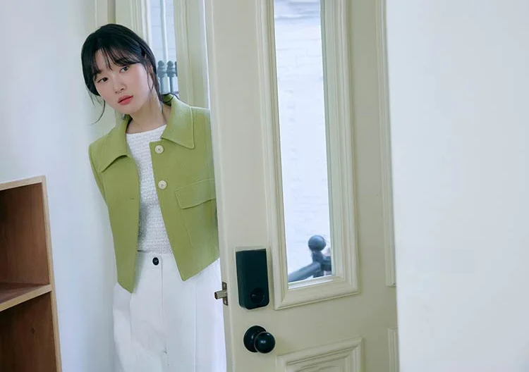 

Slimming Effect Dstring Elastic Collar Commute Ele Versatile ort irt Korean Sle Long Sve Color