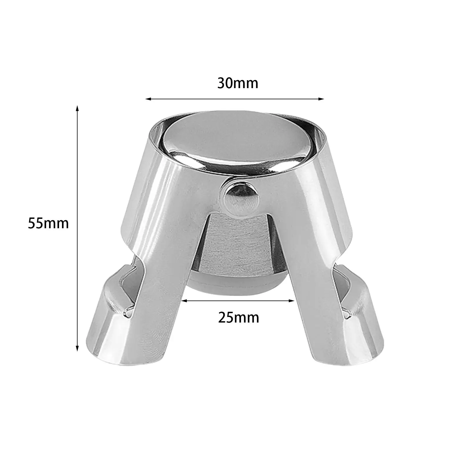 2xWine Stopper Sealer Bubble Retaining Saver Professional Reusable Sparkling Wine Bottle Plug Champagne Sealer for Wines Lovers