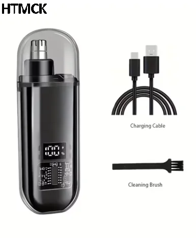 USB  Rechargeable Nose Ear Hair Trimmer for Men Portable Precision Compact Grooming Kit with Fast Charging