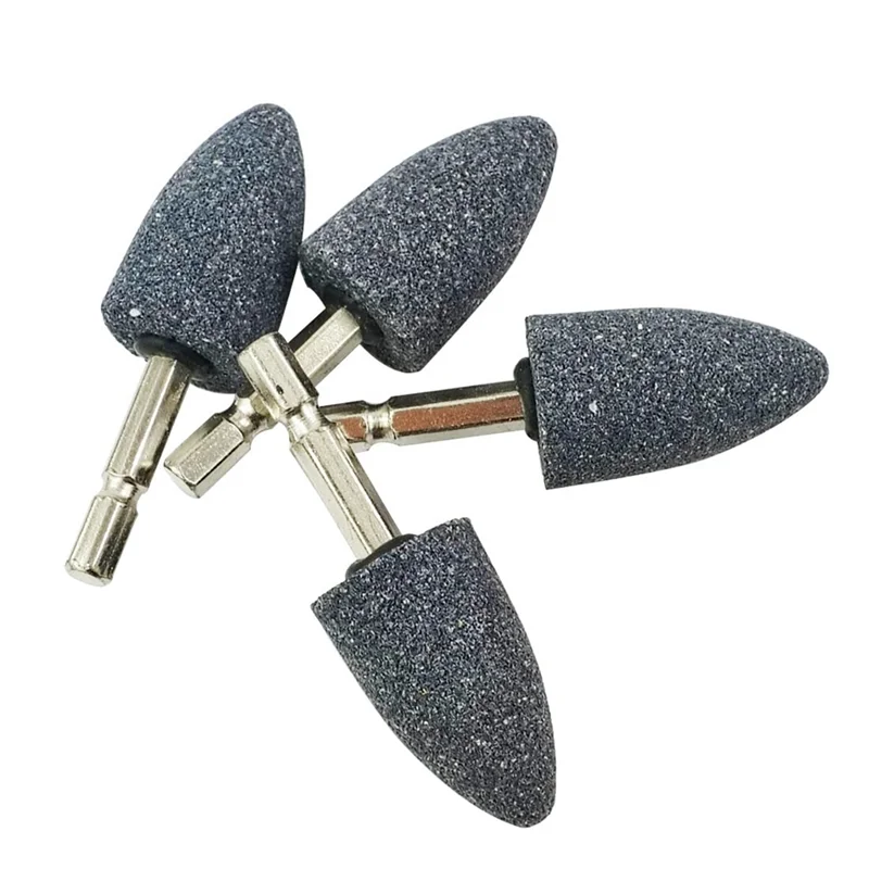

AB47-8 Pcs Shape Grinding Stone - 1/4Inch Hex Shank Abrasive Stone Mounted Grinding Point For Rotary Tool Drill