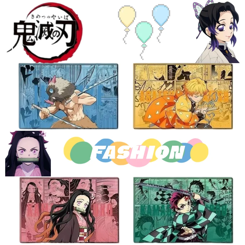 

Demon Slayer Kamado Tanjirou and Agatsuma Zenitsu ornament cartoon cute Fashion for living room bedroom decoration card block