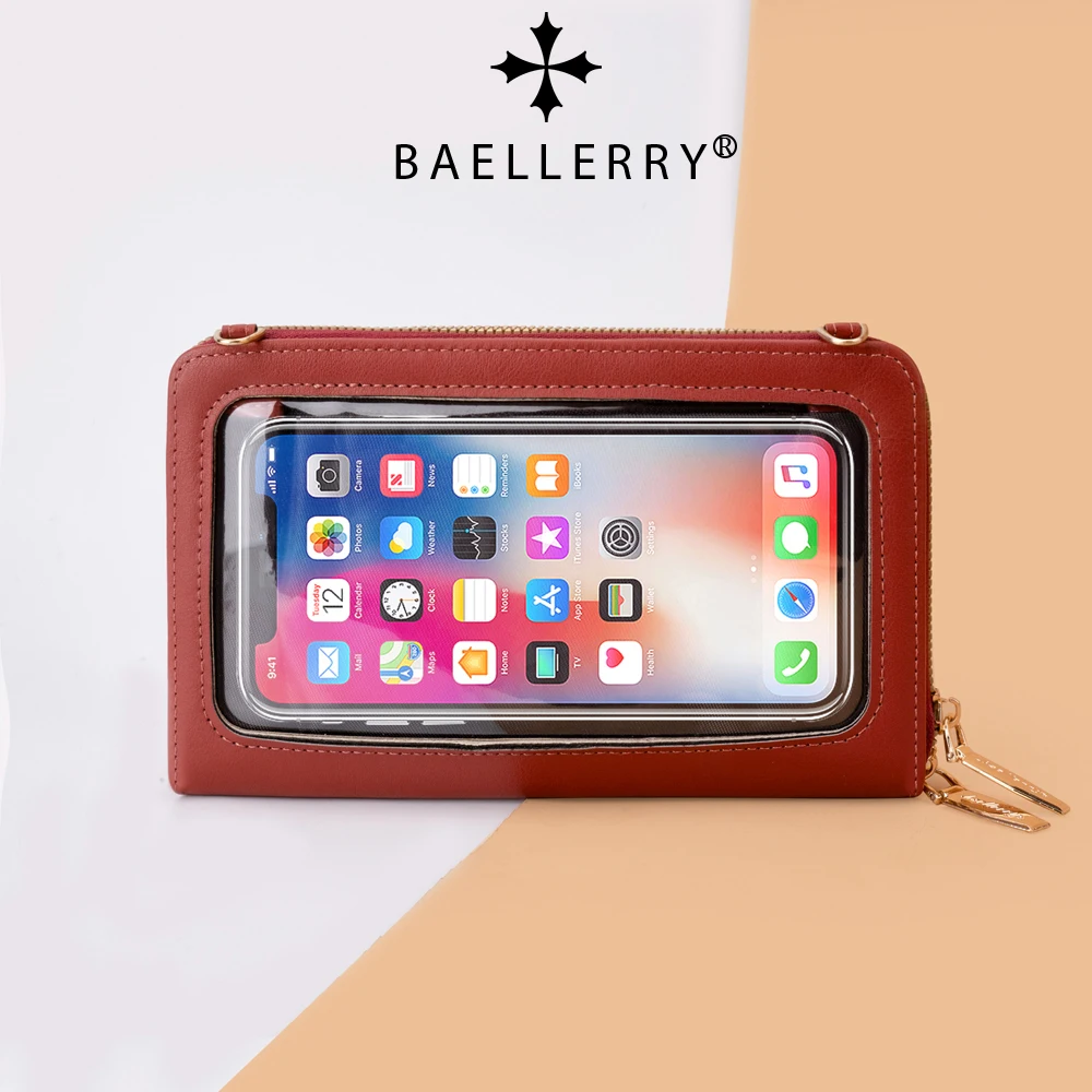 Baellerry New Women Phone Pocket Wallets Crossbody Bags Big Capacity Female Handbags Brand Card Holder Women\'s Clutch Bag