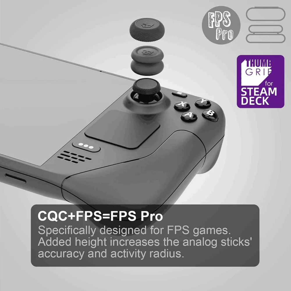 스팀 데크용 엄지 그립 OLED ROG 앨리 X 아날로그 스틱 캡, 스팀 데크 미끄럼 방지 엄지 스틱 커버 캡 액세서리, 6 개