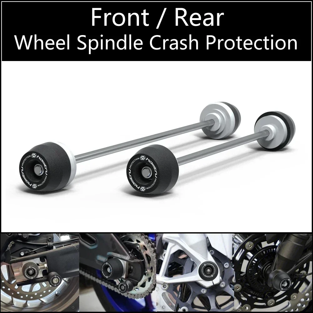 

Front Rear wheel Spindle Crash Protection For Suzuki GSX-S950 / GSX-S1000 F Y Z GT FT FZ / KATANA / 2015-2023