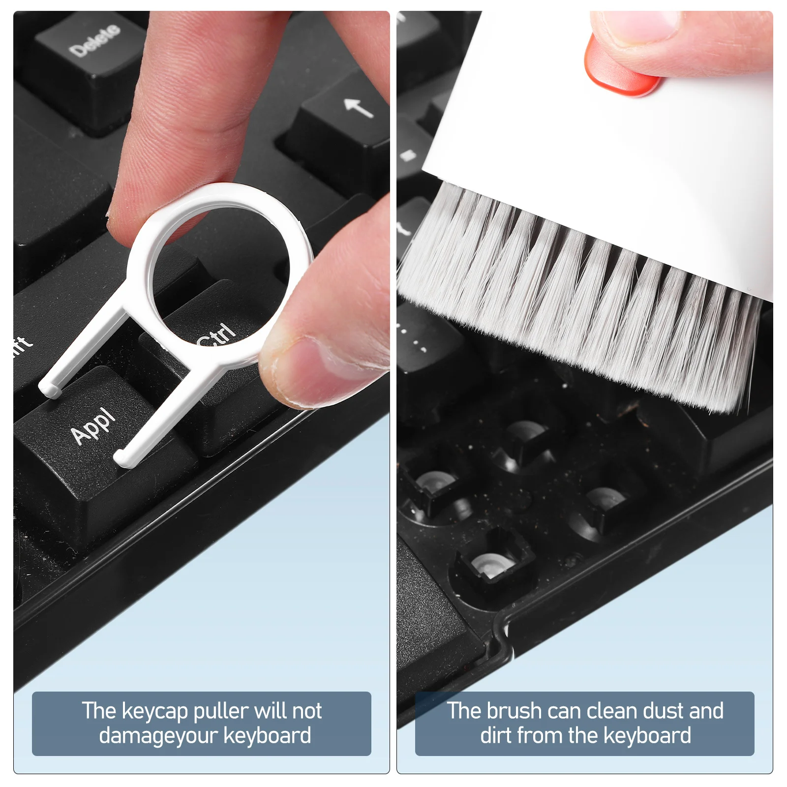 

1Set Electronic Cleaning Kit Multi-Functional Keyboard Cleaner Phone Camera Laptop Screen Cleaner Tool for Dust Fingerprints