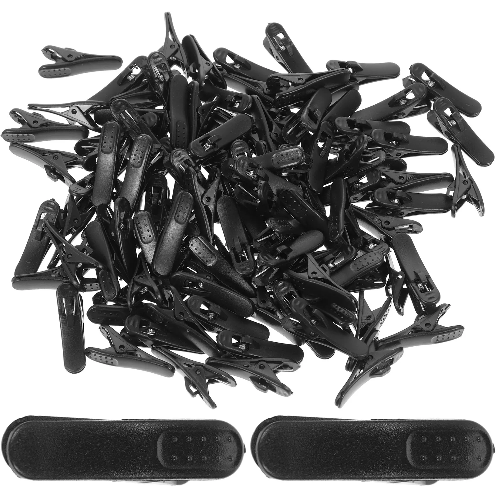 100Pcs Headphone Cord Clips Sturdy Earphone Cable Holders Compact Clip for Collar Shirt Sports Hiking Cable Management