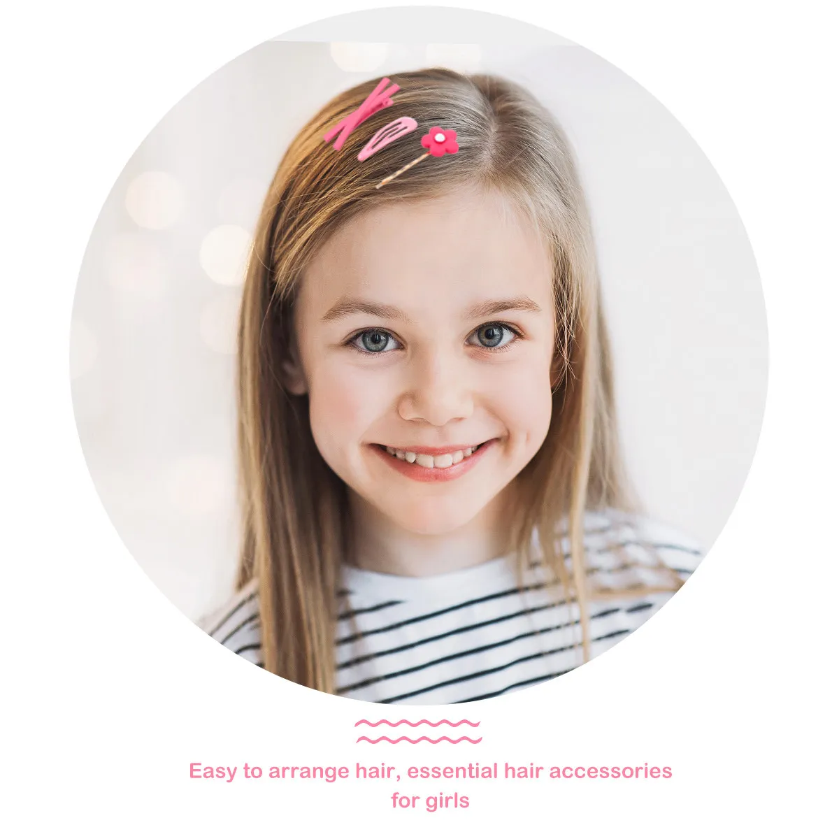 

30Pcs Cross Hairpin Set Flower Hair Clip Stylish Barrettes Girl Hair Accessories for School Party Cross Hairpin