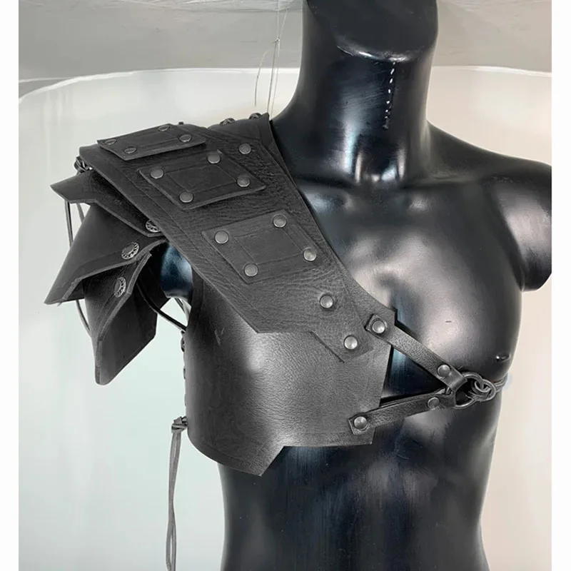 Medieval Roman Warrior Gladiator Shoulder Guard Armor Viking Pirate Knight Cosplay Costume Steampunk Pauldrons Spaulders LARP