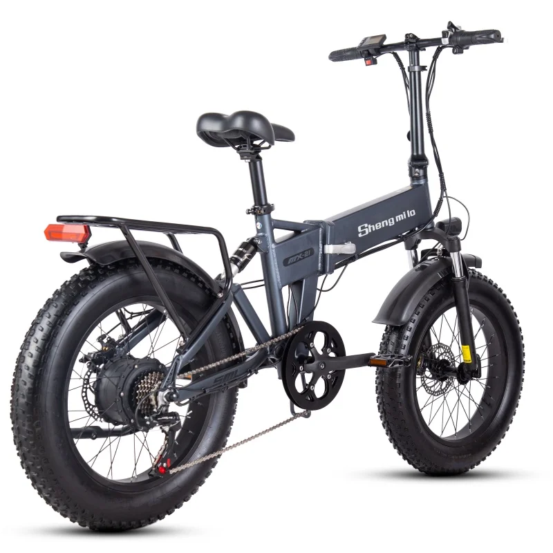 Best Quality 26-Inch Electric Folding Mountain Bike for Adults 48V 500W/1000W High Power Assist Aluminum Alloy Frame Disc Brake
