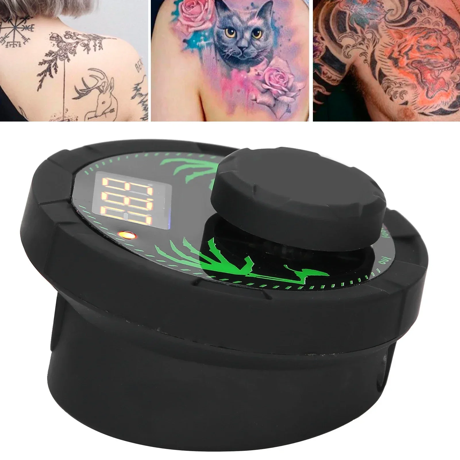 Fuente de alimentación para tatuaje profesional, Pedal de pie, modo Dual, pantalla LCD portátil, Mini fuente de alimentación, accesorios para máquina herramienta de tatuaje