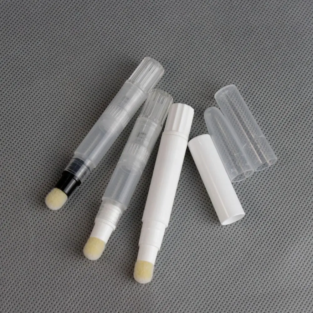 Waterproof Rotary Concealer Container Refillable Portable Subpackage Tube Head Spong Sub-Packing Empty Bottle With Brush Travel