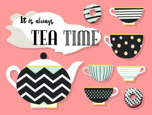 It's Always Tea Time, Retro metal Sign vintage / man cave / Kitchen / Cafe