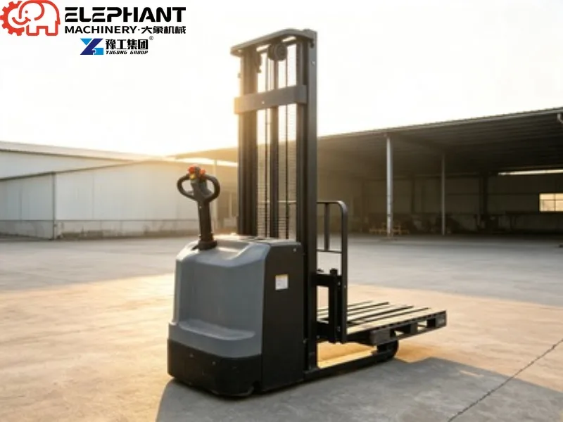 Walkie Electric Pallet Stacker Lifting Truck, 1.5 Ton 2 Ton With 4m 4.5m 5m Lifting Height For Warehouse & Logistics