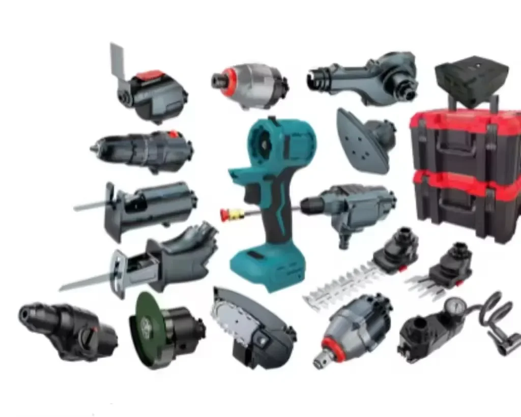 Excellent Perform Power Tools Combo Kit Cordless Lithium Power Tool Set Multifunction Li-Ion Battery Power Tool Set