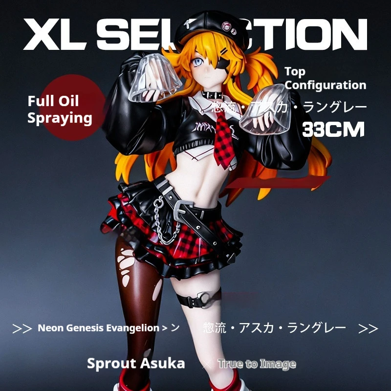 

Assembly Figure EVA 33cm Studio Asuka GK Figure Exquisite Desktop Decoration Anime Evangelion Birthday Gift