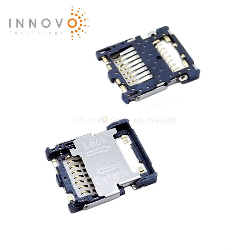 10pcs/lot ST1W008S4AR1500 ST1W008S4AR ST1W008S4BR1500 ST1W008S4BR CONN MICRO SD CARD HINGED TYPE IC CHIP New original