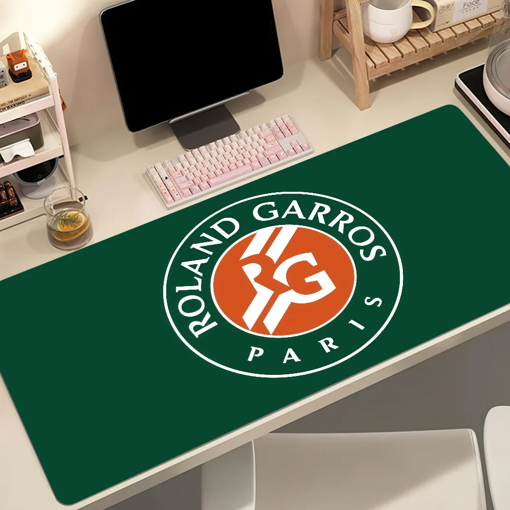 R-roland-d logo luxury G-garros Mouse Pad Non-slip Thickened MousePad Student Gaming Cushion Large Writing Lockedge Office