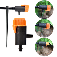 10-50Pcs Adjustable Garden Irrigation Dripper Sprinkler for 4mm/7mm Hose for Home Succulents Plants Lawn Flower Irrigation