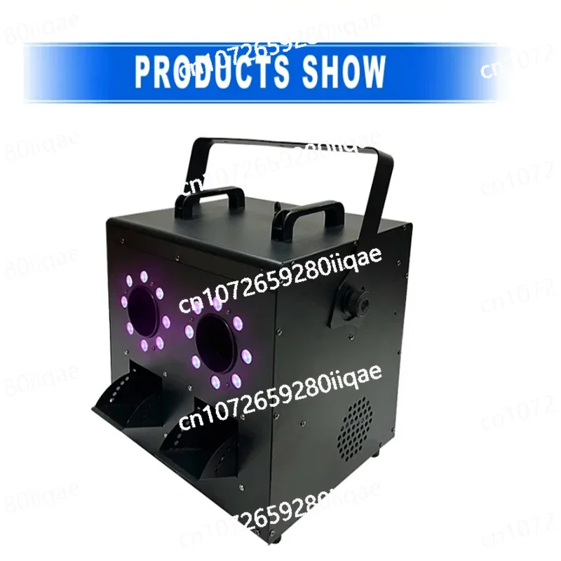 

Профессиональная светодиодная машина для создания дыма и пузырей 1500 Вт для сценических выступлений и свадеб, с пультом ДУ и управлением DMX, двойное производство тумана и пузырей