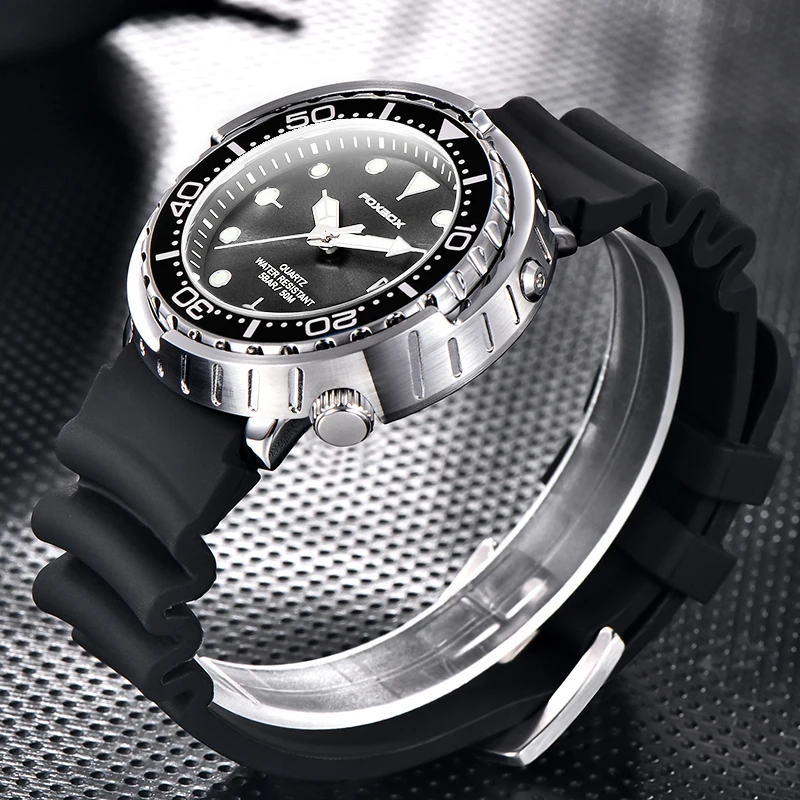 2026 LIGE Fashion Mens Watches Foxbox Top Brand Luxury 5ATM Sports Waterproof Watch for Men Quartz Date Clock Luminous Watch+Box
