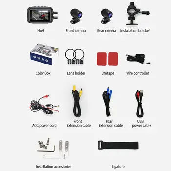 10 最佳銷售 摩托車行車記錄器 - №5