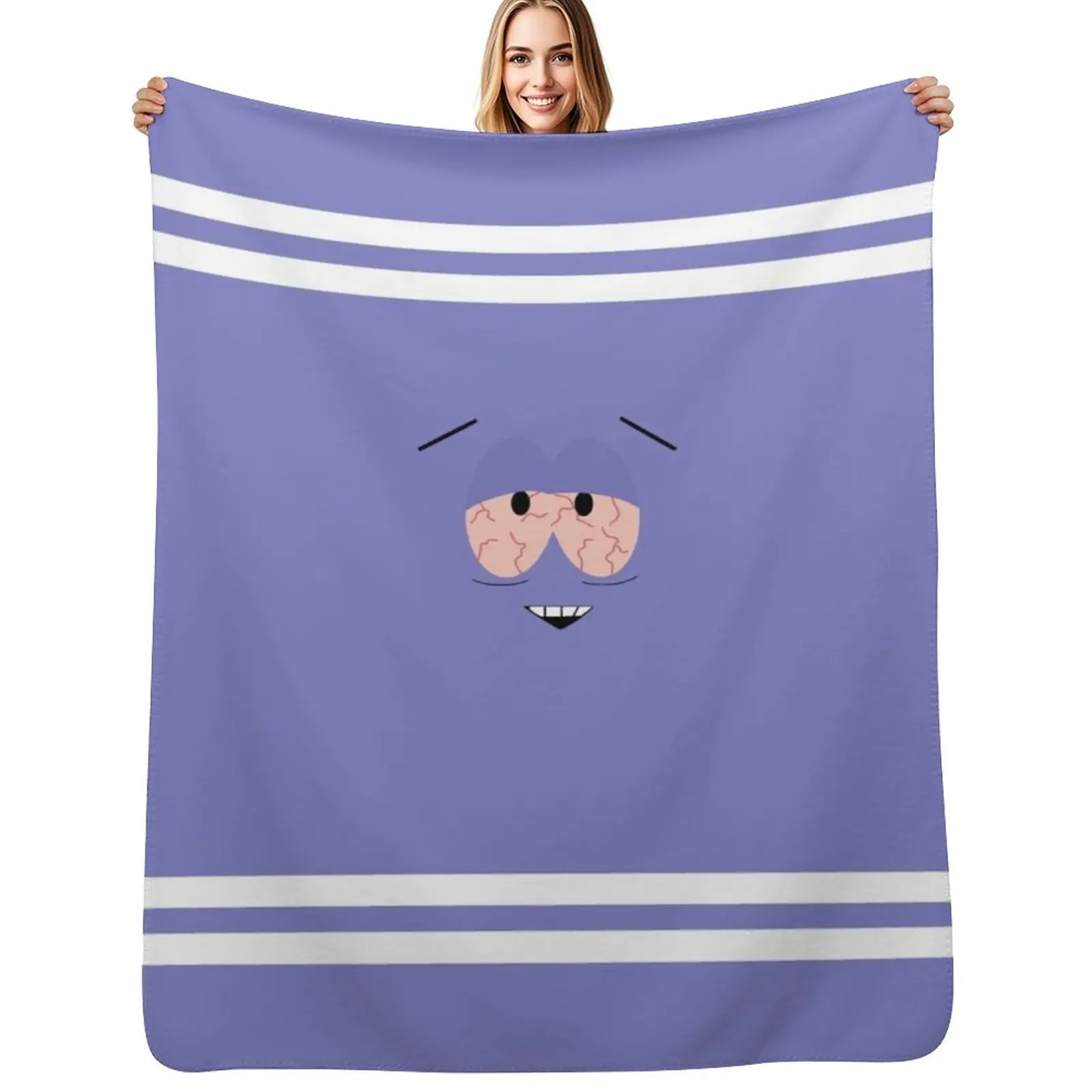 Towelie Throw Blanket Lightweight Warm Blanket for Indoor Outdoor Use