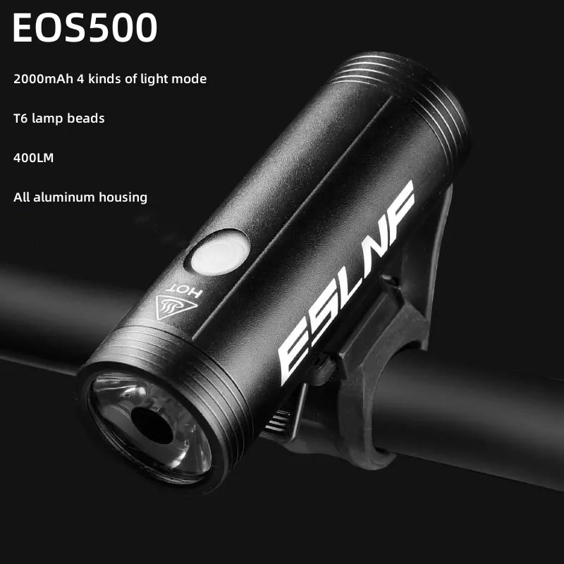 LED Bicycle Light 400LM 800LM USB Rechargeable Power MTB Mountain Road Bike Front Lamp Flashlight Cycling Equipment