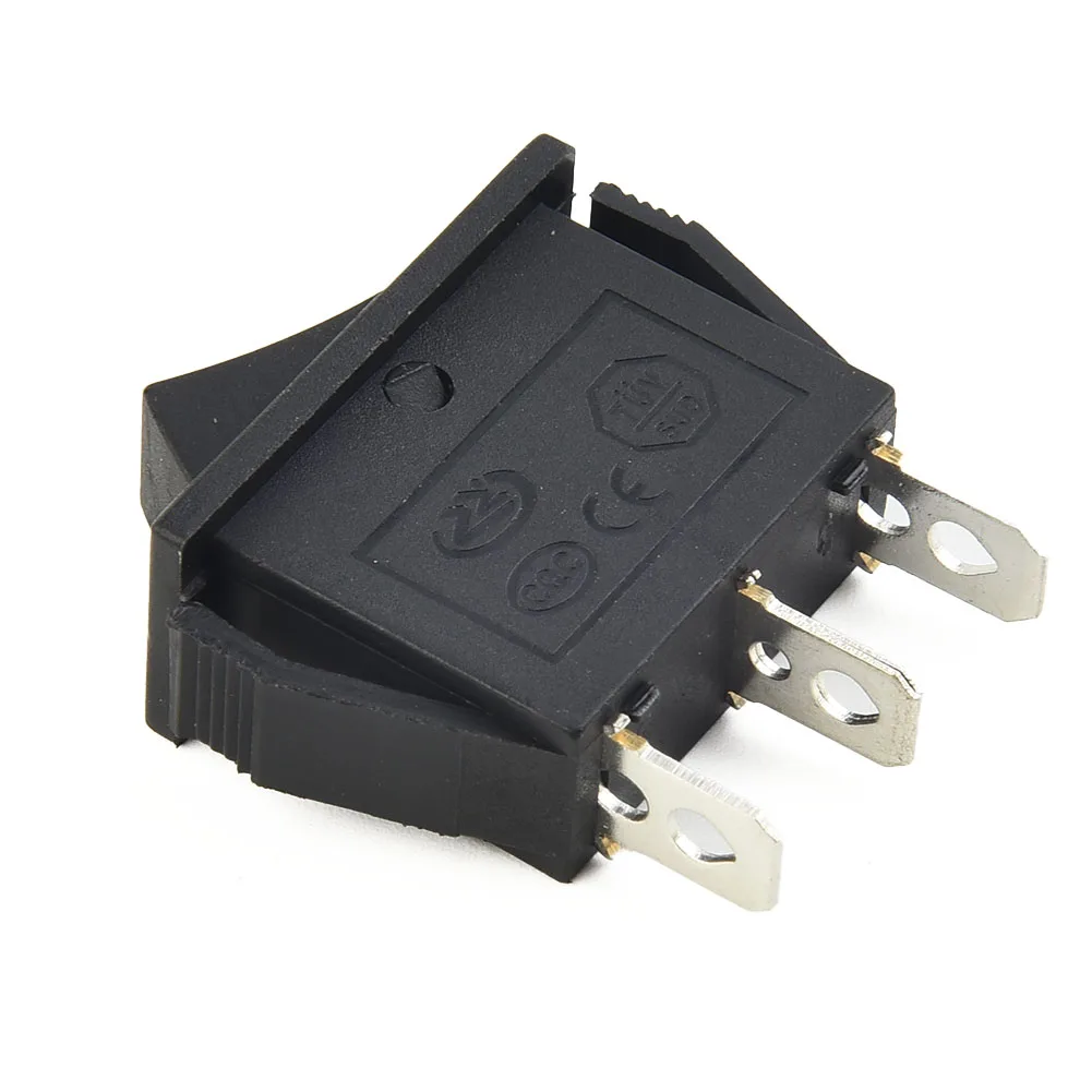 High Quality Rocker Switches Part 16A 250VAC 1pcs 30.5mmx13.5mmx31mm Accessory Black Boat For Car Dash KCD3-101/3P On-Off-On