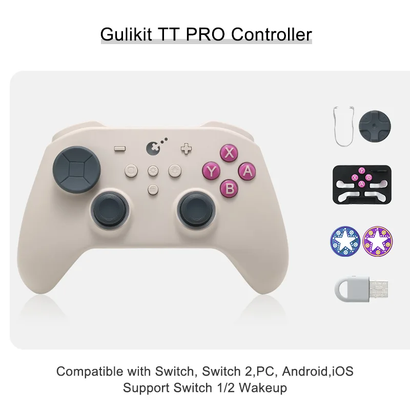 GuliKit TT Pro/Max Nintendo Switch ワイヤレスコントローラー