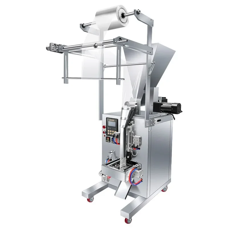 Packaging machine powder special flour coffee powder milk powder automatic packaging pneumatic sealing straight push down