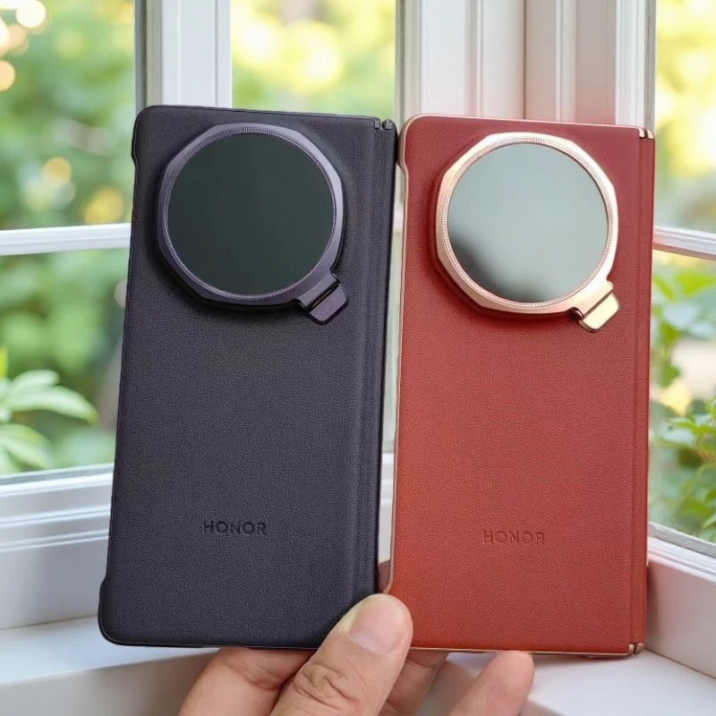 

Оригинальный кожаный чехол для телефона Honor Magic V5 MBH-AN10, противоударная задняя крышка, бампер для MagicV5 5G, защитный чехол из искусственной кожи