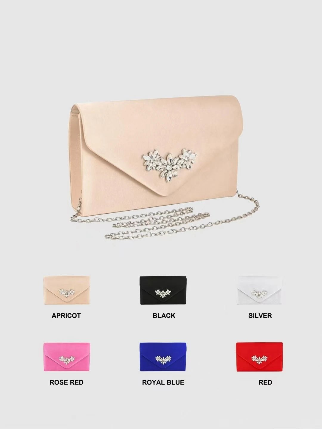 

Women's Dinner Bag European and American Fashion Dinner Bag Multi-color Chain Bag Wedding Party Bag for Women