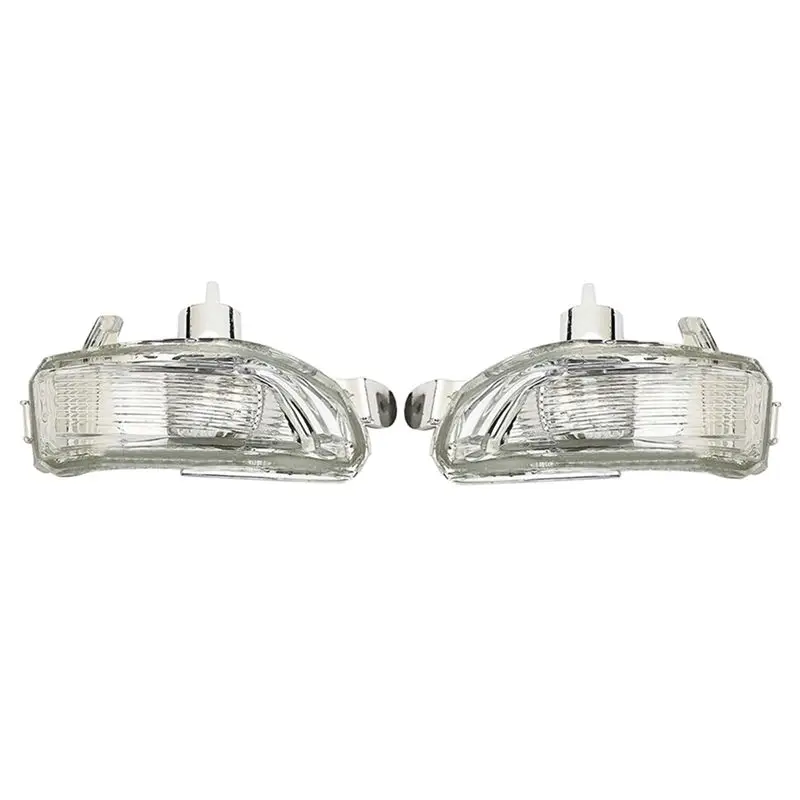 

1 Pair Rearview Mirror Turn Signal Light Shell Indicator Transparent & Silver Plastic For Skoda Fabia 2015-2017 Rapid 2018-2020-