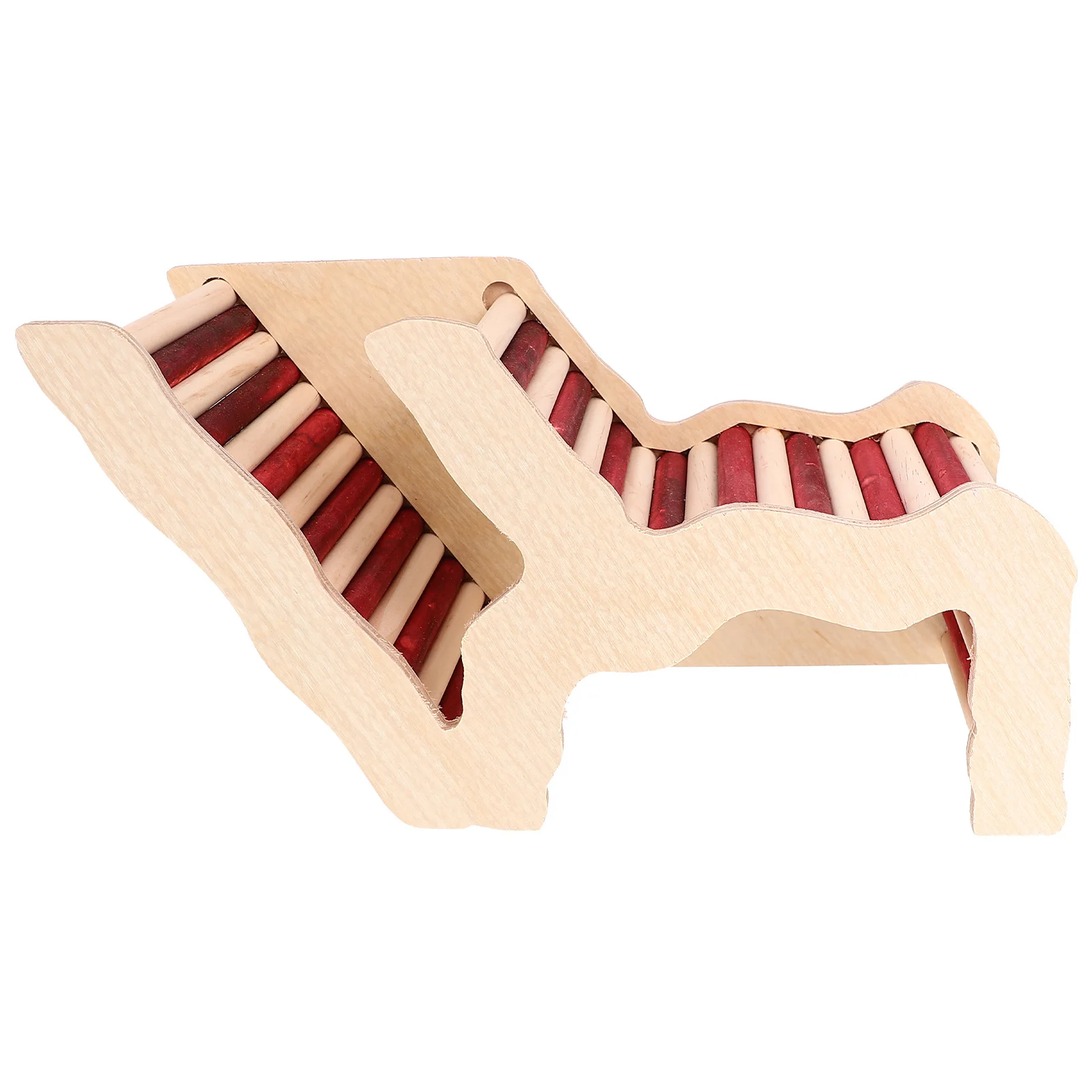 

Hamster Hideout House Wooden Bite-Resistant Pet With Ladder For Small Animals Cage Decor Nest Hamster House Mouse Hide