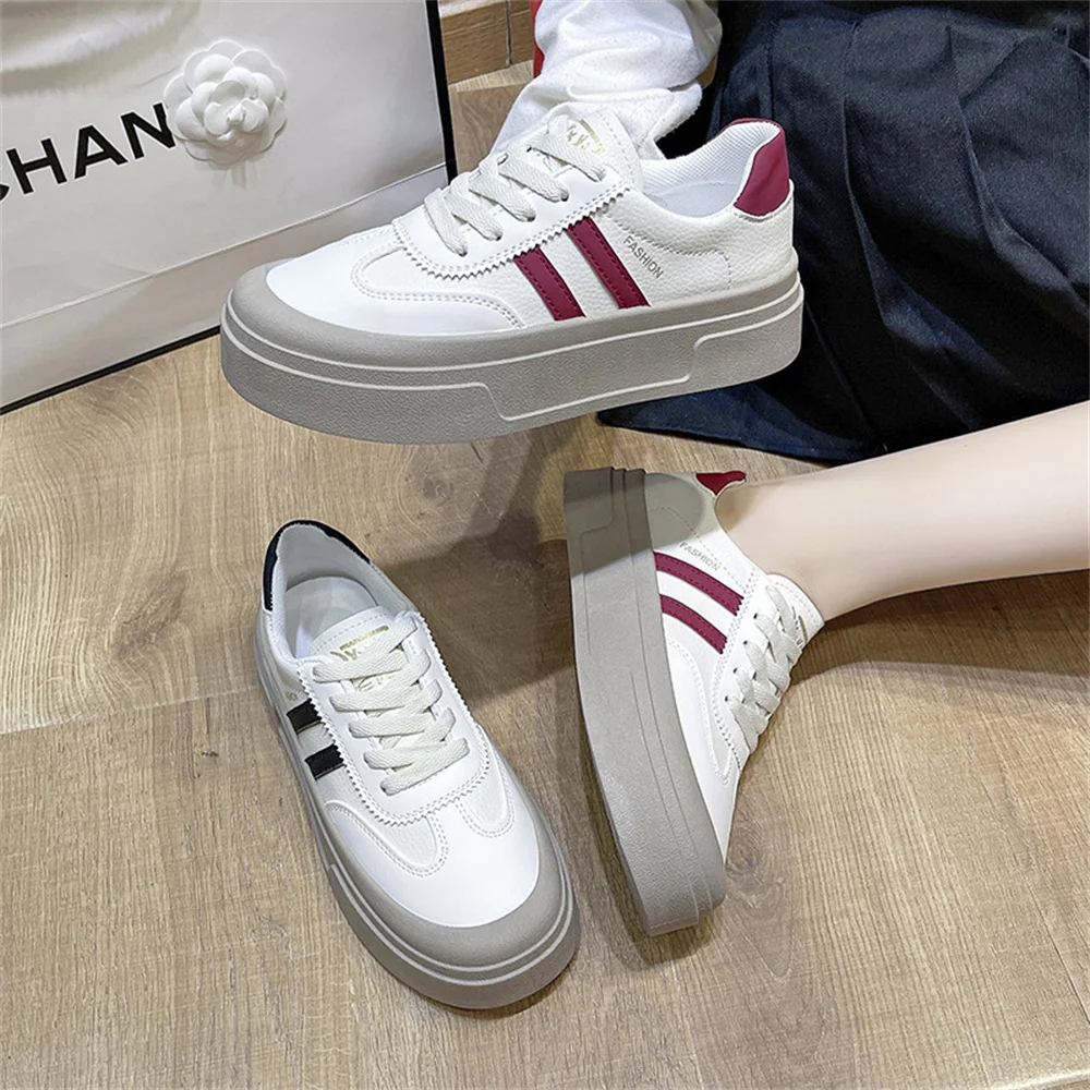 

Thick-soled Kuehne shoes women 2024 new summer flat casual sports women's shoes burst board shoes small white shoes Agam shoes