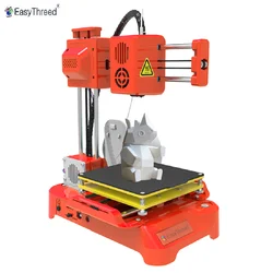 EasyThreed K7 미니 초보자 3D 프린터, 간단한 3D 프린터 엔트리 레벨, 저소음 데스크탑 3D 인쇄기, PLA TPU 필라멘트