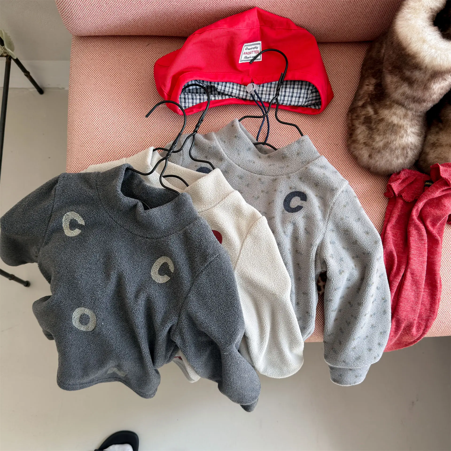 2026 Winter New Children Turtleneck T Shirts Cotton Girls Long Sleeve Bottoming Shirts Letter Print Kids Thick Casual Tops