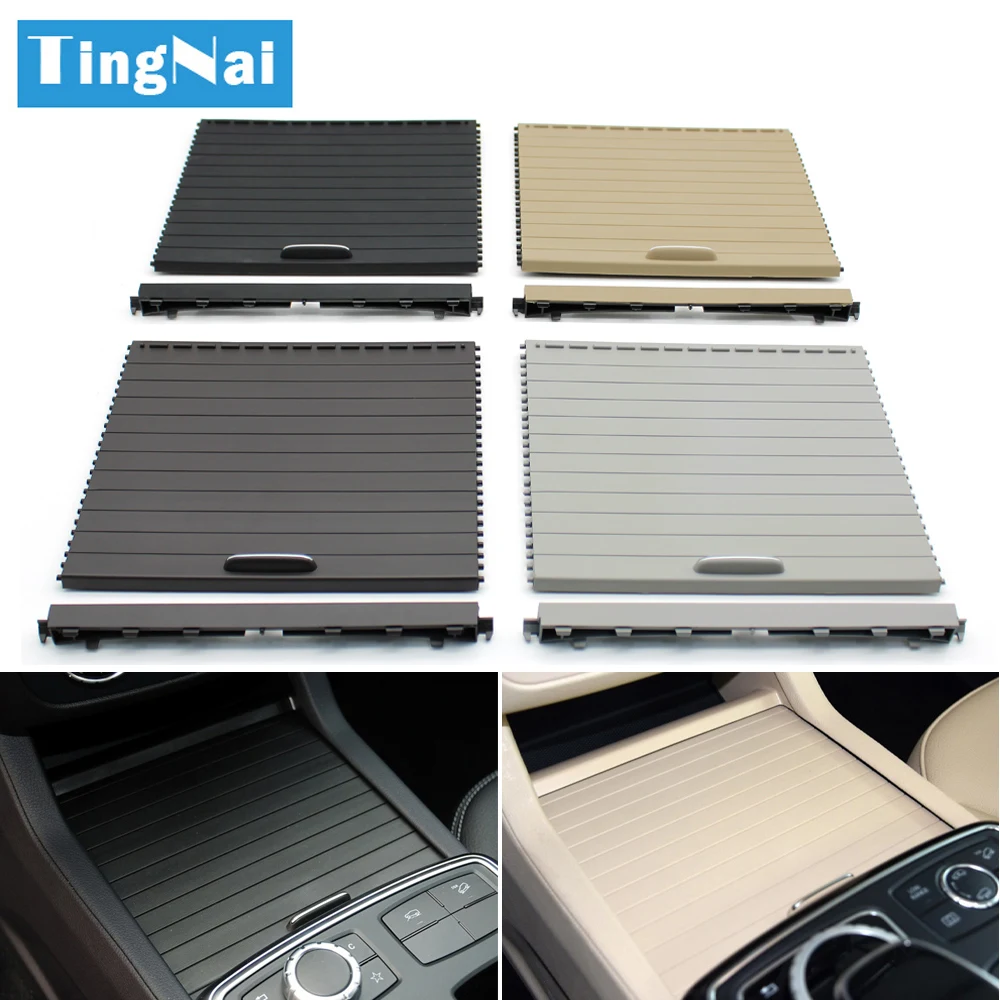 

Car Center Console Drink Cup Holder Shutter Roller Cover For Mercedes Benz ML GL GLE GLS Class W166 ML300 GLE350 1666803814