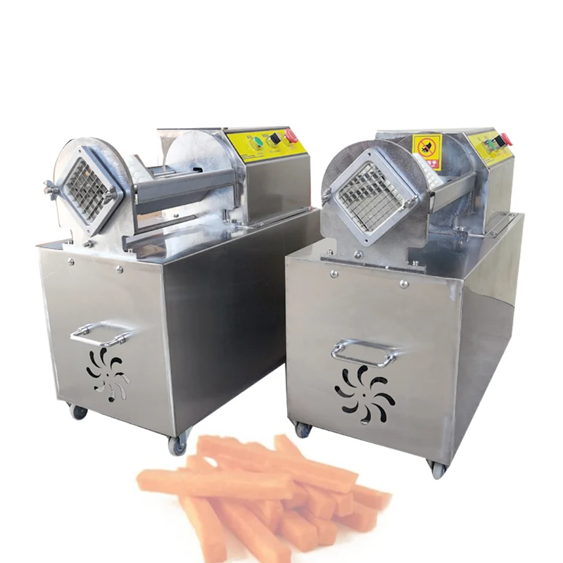 

Electric Fries Cutter Potato Chips Maker Carrot Slicer French Fries Cutter Cutting Potato Radish Cucumber Machine For Sale