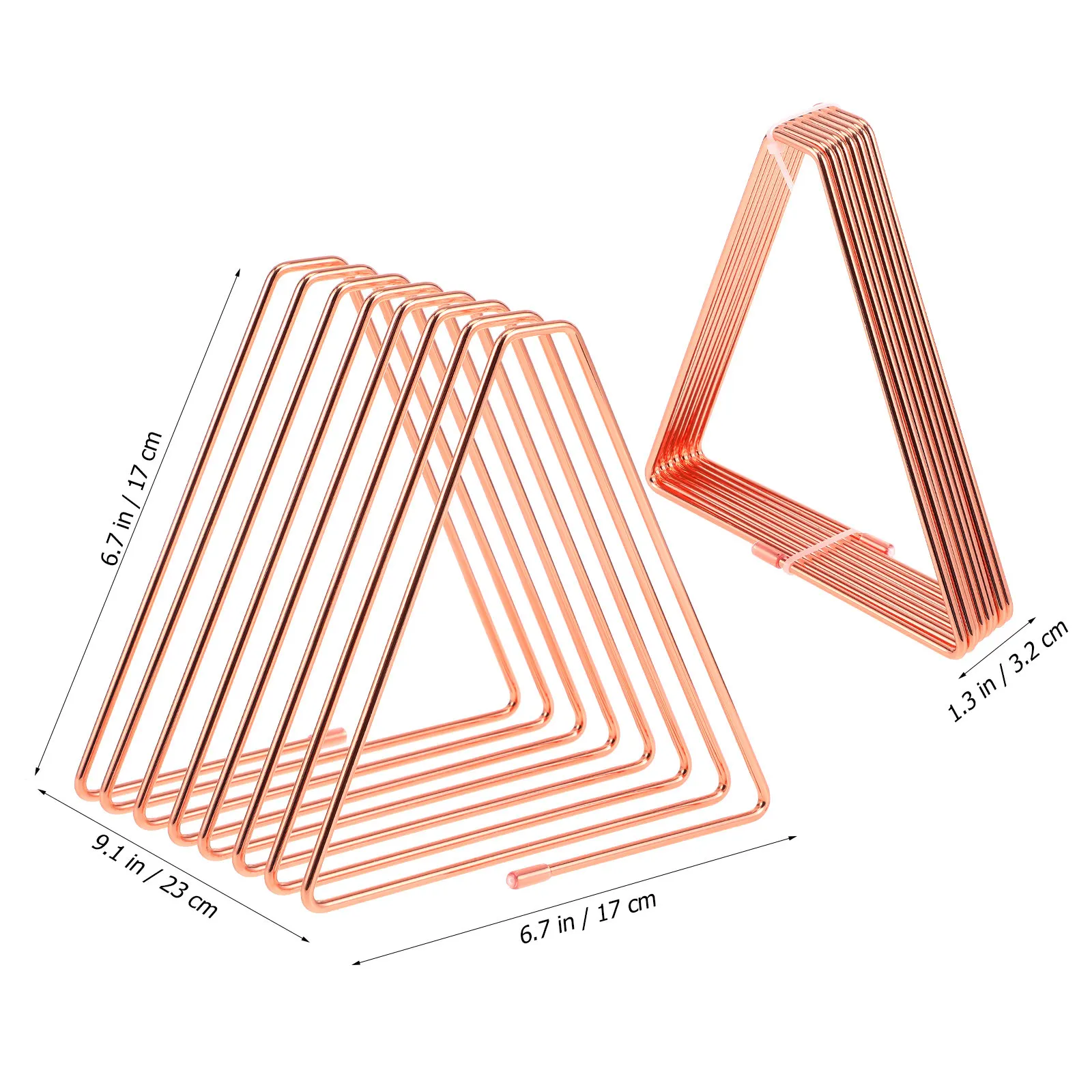 Adjustable Metal Magazine Holder Wire Desktop File Organizer Triangle Book Stand Desk Magazine Rack Album Display Organizer
