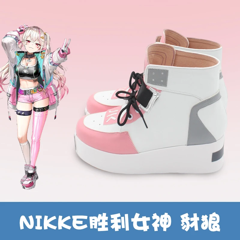 NIKKE เทพธิดาแห่งชัยชนะ Jackal คอสเพลย์เกมฮาโลวีน Carnival Party Props รองเท้า