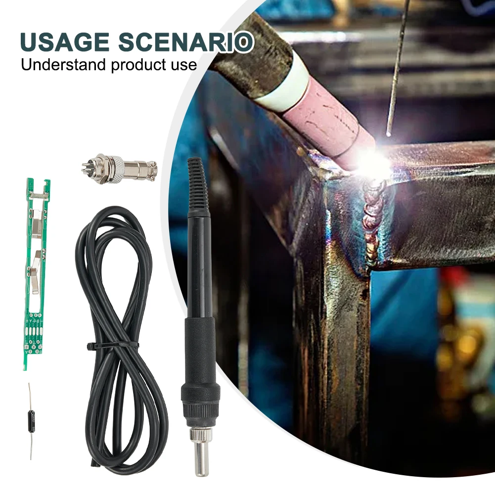 Imagem -06 - Kit de Punho Durável para Processamento de Metais Ferro de Solda Fácil de Instalar Fácil de Usar Novos Componentes 907 Turn T12