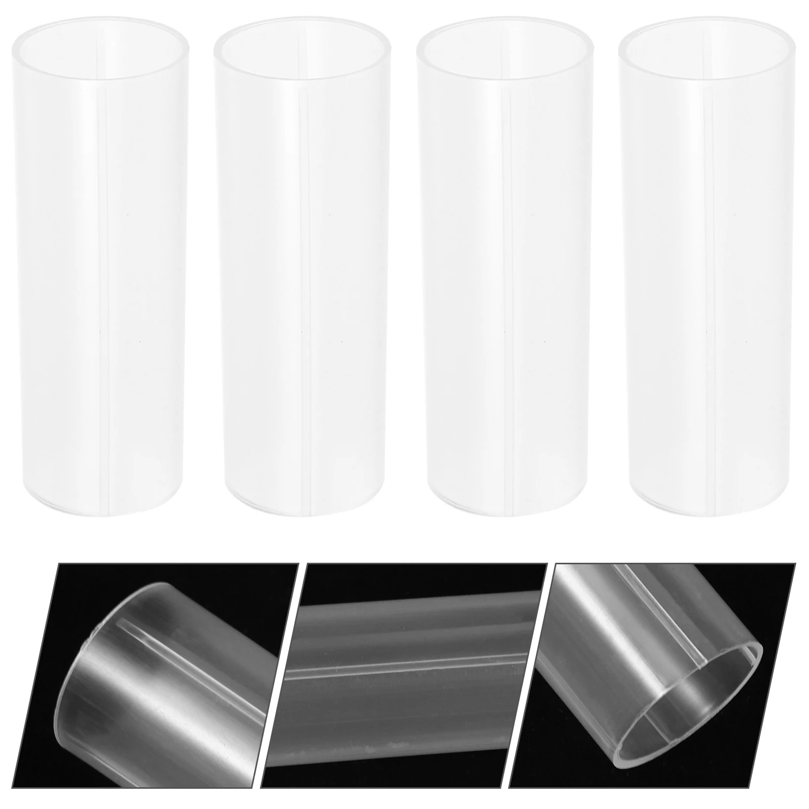 

10pcs Sleeve 18650 Plastic Tube For Flashlight Converter Cylindrical Holder Insulation Case Adapter Spacer