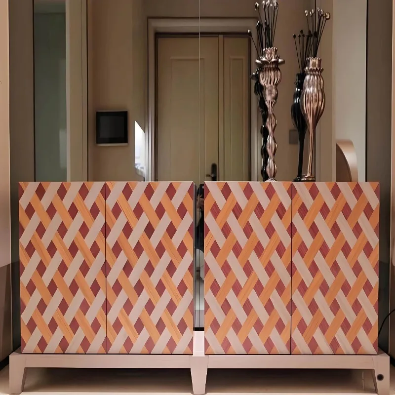 Minimalist dining side cabinet, modern simple living room, villa storage, porch cabinet, multi-functional storage