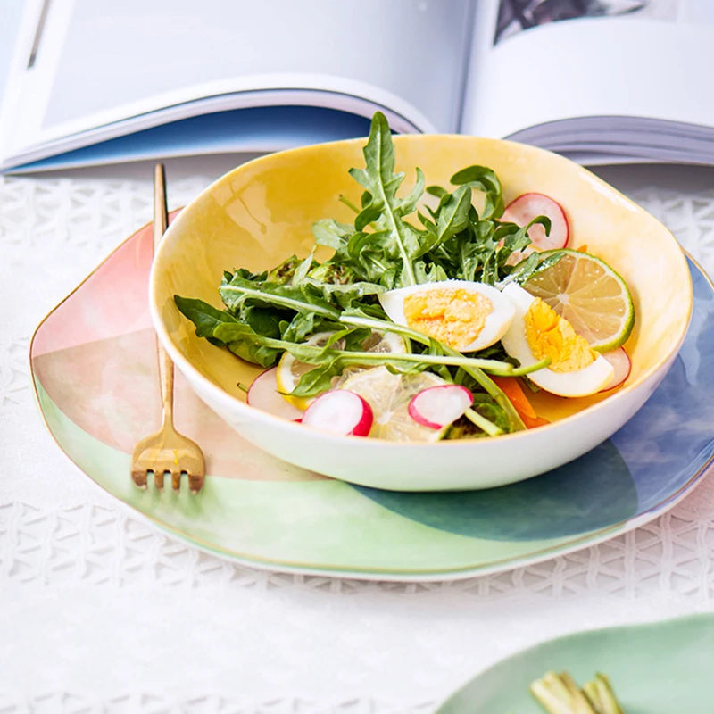 

Полный набор посуды для еды и вечеринки, современные наборы фарфоровых тарелок для ужина, детские керамические ваджли, полная посуда De Platos Obiadowe