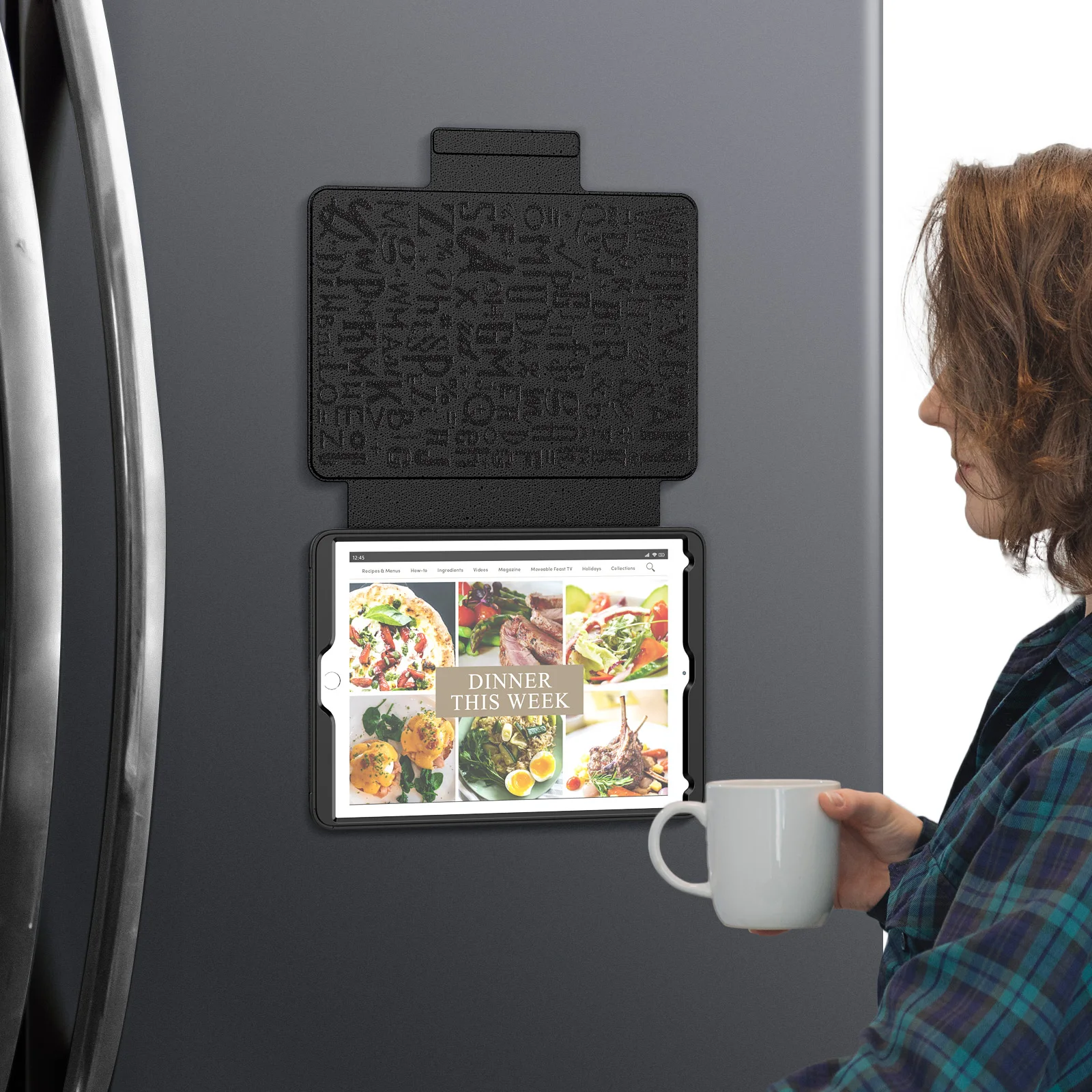 حافظة مغناطيسية لهاتف سامسونج جالاكسي تاب A9 2023 8.7 بوصة SM-X110 SM-X115 SM-X117 غطاء حامل متعدد الزوايا غلاف جلد PU فاخر